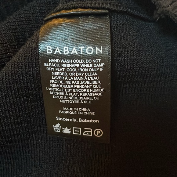 Babaton black sculpt dress; black; size S - Picture 5 of 6